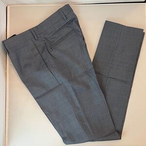 The Kooples Men's Wool Slim Gray and Blue Dress Pants. French size 46. NWT.